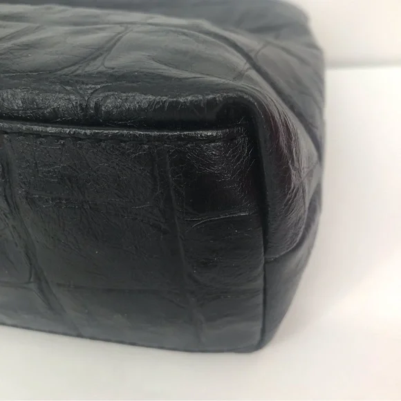 Vegan Leather Convertible Crossbody Fold Over Handbag - Picture 7 of 13